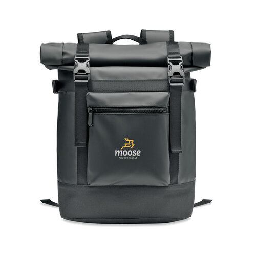 Rolltop rugzak 50C zeildoek MO6939 bedrukken met logo