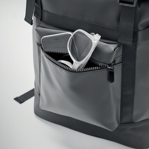 Rolltop rugzak 50C zeildoek MO6939 bedrukken met logo