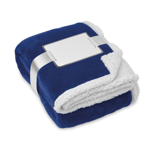 Zermatt Sherpa deken MO9089 van koraal fleece met warme Sherpa voering en bedrukbare kaart