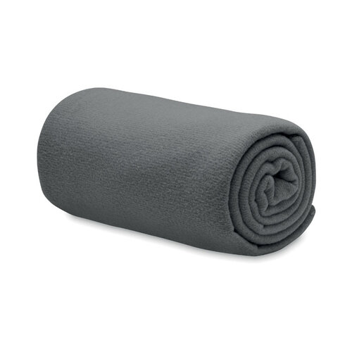 Bogda RPET fleece deken MO6805 van gerecycled polar fleece met bedrukking van logo