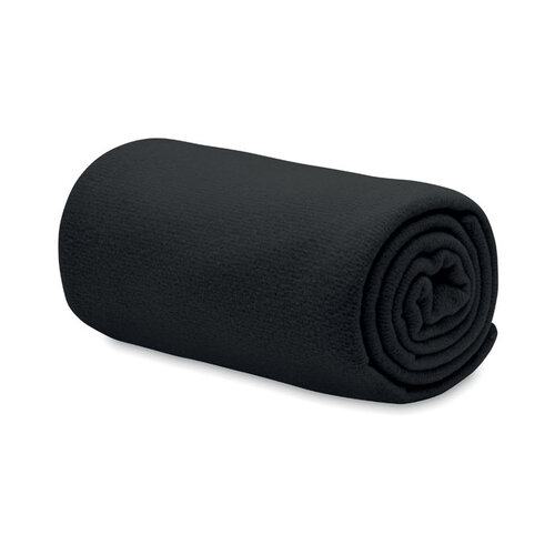 Bogda RPET fleece deken MO6805 van gerecycled polar fleece met bedrukking van logo
