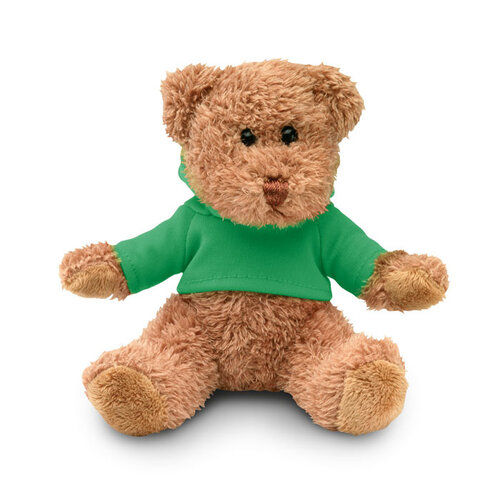 Johnny teddybeer met sweatshirt MO7375 bedrukken met logo DeBle