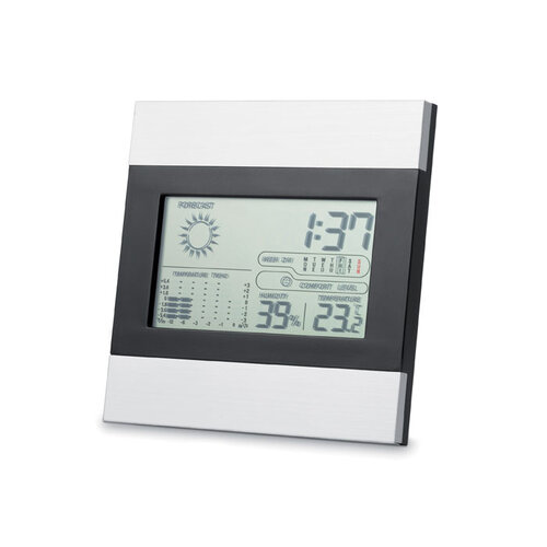 Weerstation en klok Ripper (IT3575) met logo