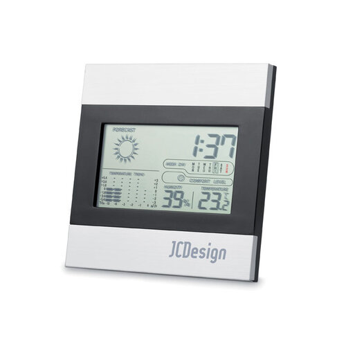 Weerstation en klok Ripper (IT3575) met logo