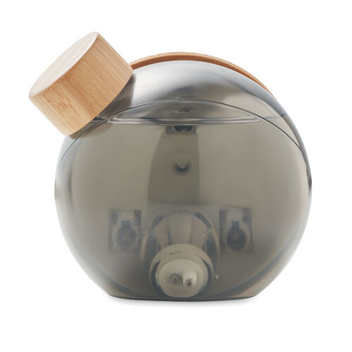 Water bamboe LCD klok Droppy lux (MO6865) met logo