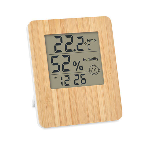 Bamboe weerstation Suncity (MO6562) met logo