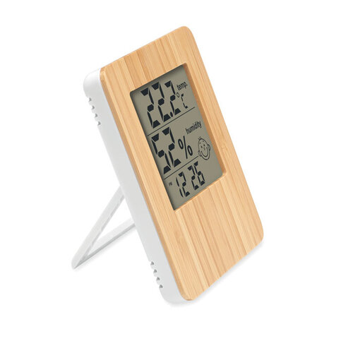 Bamboe weerstation Suncity (MO6562) met logo