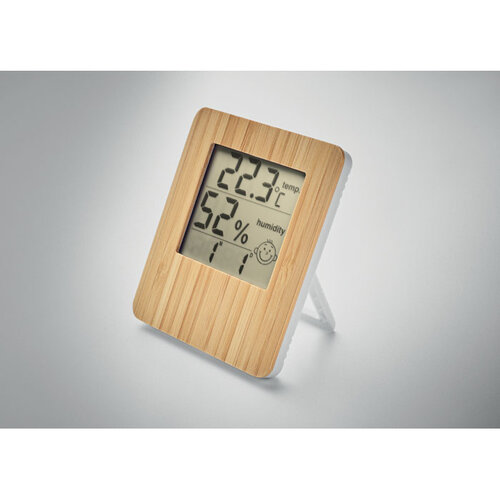 Bamboe weerstation Suncity (MO6562) met logo