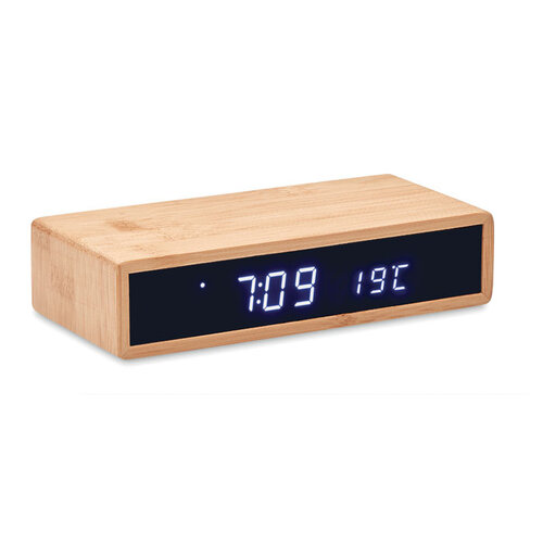 Bamboe draadloze oplader Moro (MO6139) met logo