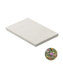 DeBle A5 notitieboekje van plantbaar zaadpapier MO2082 bedrukken met logo