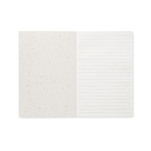 DeBle A5 notitieboekje van plantbaar zaadpapier MO2082 bedrukken met logo