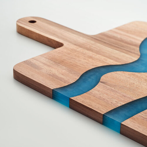 Acacia houten serveerplank (MO2099) met logo