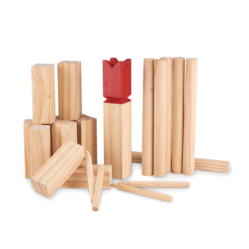 Houten werpspel King (MO6396) met logo