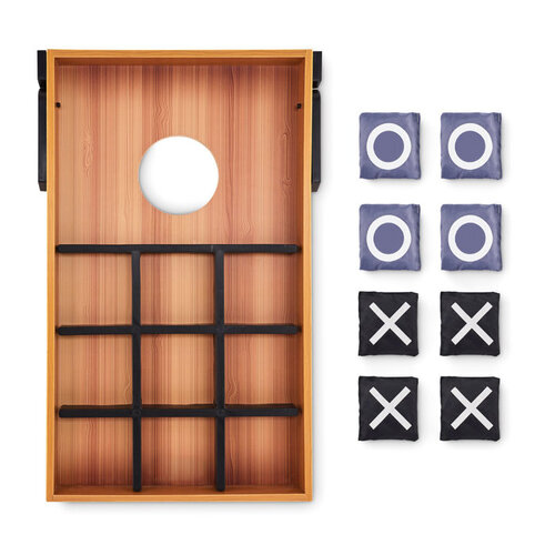 Dubbelzijdig MDF spellenset Baggy (MO6427) met logo