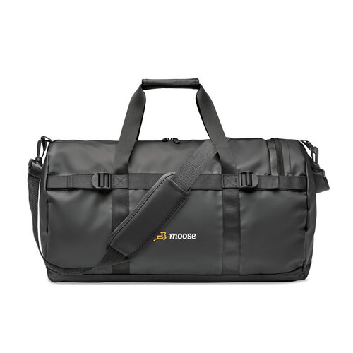 Sporttas zeildoek MO6940 met logo bedrukking DeBle reistas relatiegeschenk NL BE