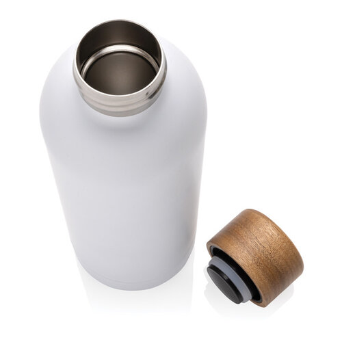 Wood RCS-gecertificeerde gerecycled rvs vacuümfles P435.539 Wood RCS-gecertificeerde gerecycled rvs vacuümfles P435.539