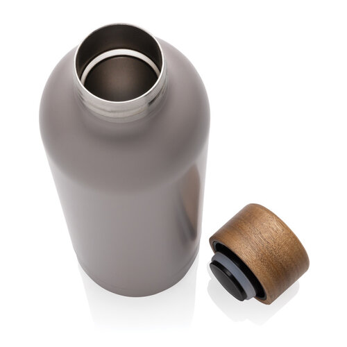 Wood RCS-gecertificeerde gerecycled rvs vacuümfles P435.539 Wood RCS-gecertificeerde gerecycled rvs vacuümfles P435.539