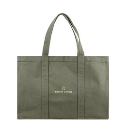 Hilo AWARE™ recycled canvas maxi draagtas V76201 bedrukken met logo