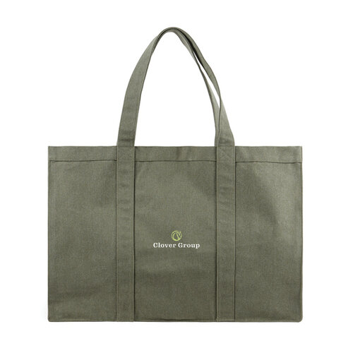 Hilo AWARE™ recycled canvas maxi draagtas V76201 bedrukken met logo