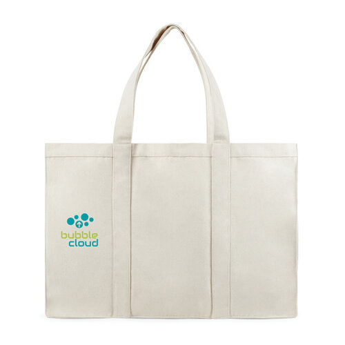 Hilo AWARE™ recycled canvas maxi draagtas V76201 bedrukken met logo