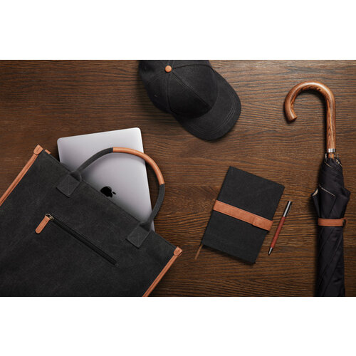 VINGA Bosler RCS recycled canvas office draagtas V762009