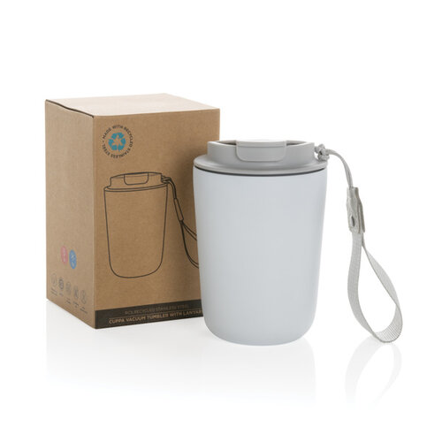Cuppa gerecycled rvs vacuümbeker met koord P435.025