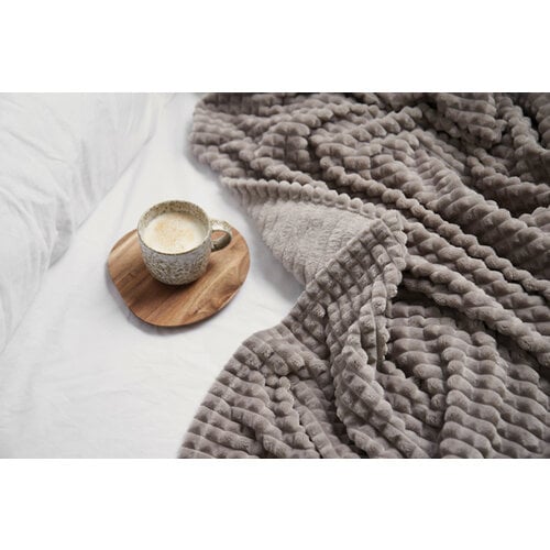 VINGA Branson GRS RPET deken V40406 met geborduurd logo 170 x 130 cm