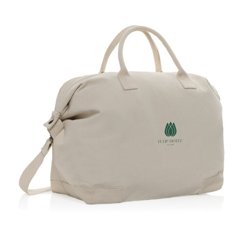 DeBle Kezar AWARE gerecyclede canvas deluxe weekendtas met logo P707.17