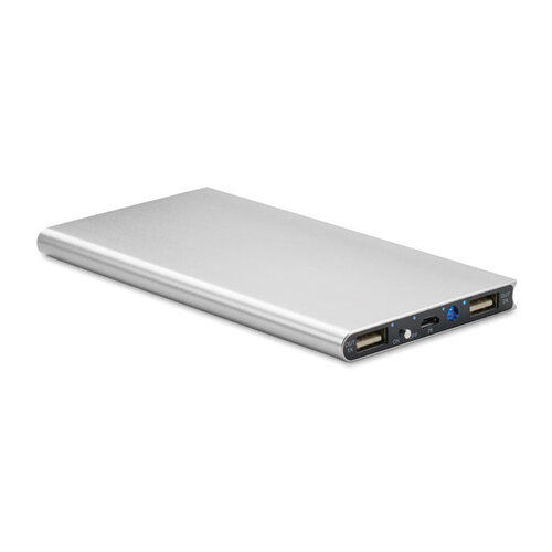 DeBle Powerflat8 8000 mAh aluminium powerbank bedrukken