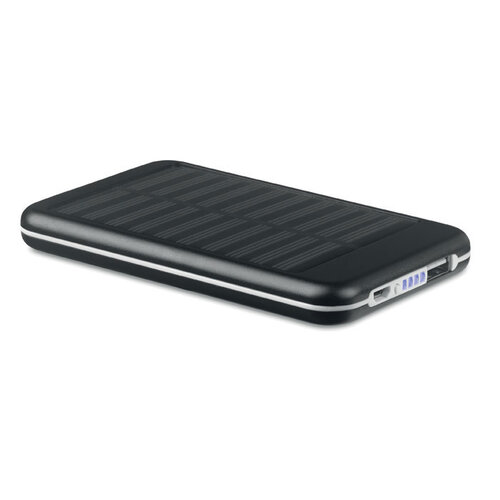 DeBle Solarflat 4000 mAh zonne powerbank bedrukken met logo