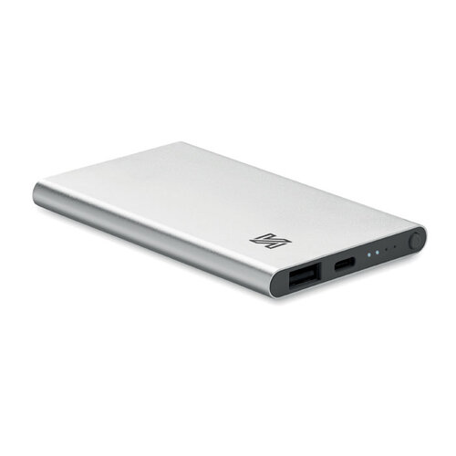 DeBle Powerflat C 4000 mAh aluminium powerbank bedrukken met logo