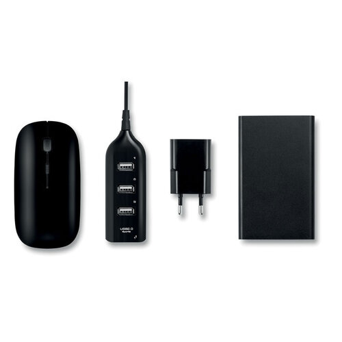 DeBle computer accessoireset met powerbank bedrukken