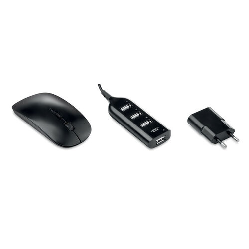 DeBle computer accessoireset met powerbank bedrukken