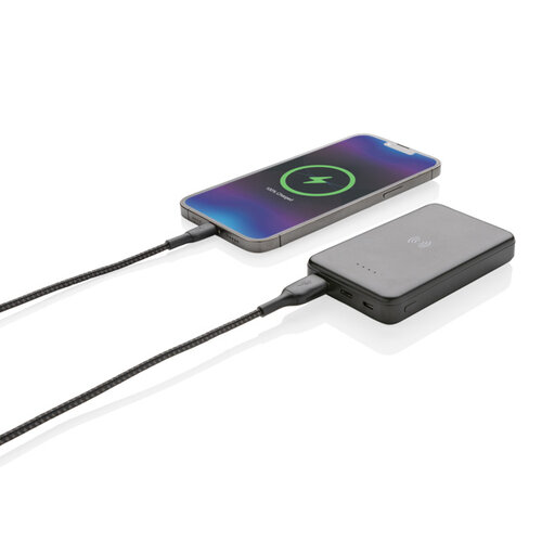 DeBle RCS gerecyclede 5.000 mAh draadloze powerbank bedrukken met logo