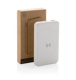 DeBle RCS gerecyclede 5.000 mAh draadloze powerbank bedrukken met logo