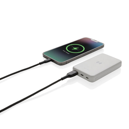 DeBle RCS gerecyclede 5.000 mAh draadloze powerbank bedrukken met logo