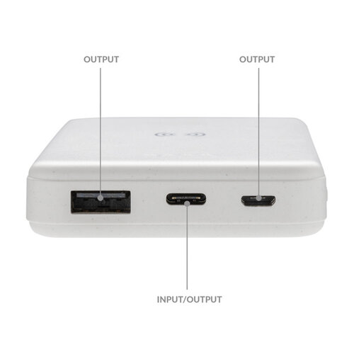 DeBle RCS gerecyclede 5.000 mAh draadloze powerbank bedrukken met logo