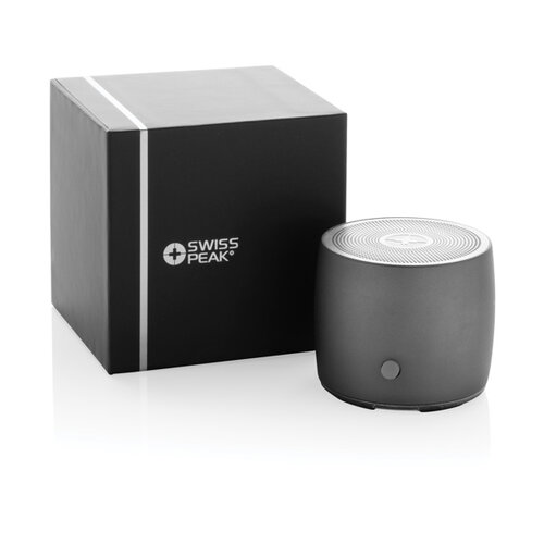 Swiss Peak RCS gerecyclede 3W speaker P3310.02 met logo bedrukken DeBle