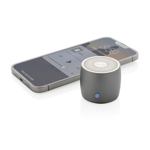 Swiss Peak RCS gerecycled aluminium 3W bass speaker P331.002