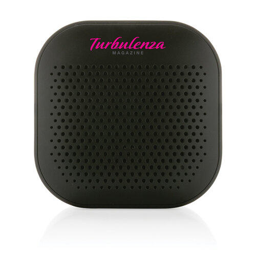 RCS gerecycled plastic Soundbox 3W speaker P329971 met logo bedrukken DeBle