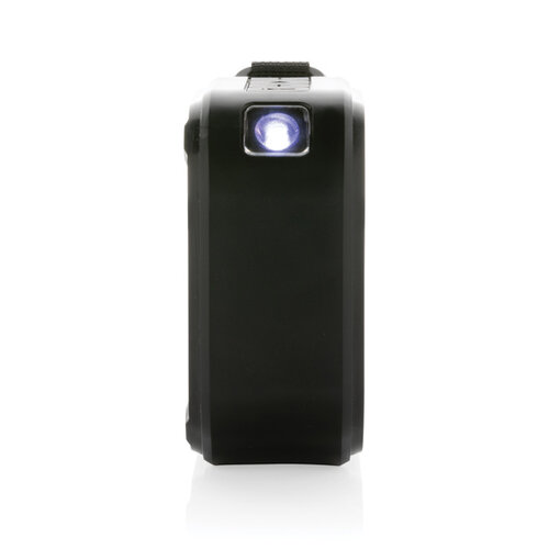 Sunwave solar speaker gerecycled plastic P331031 met logo bedrukken DeBle