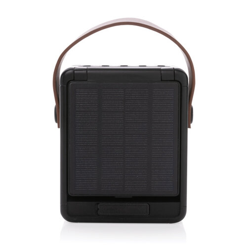 Skywave RCS gerecycled solar speaker 12W met logo bedrukken DeBle
