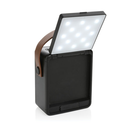 Skywave RCS gerecycled solar speaker 12W met logo bedrukken DeBle
