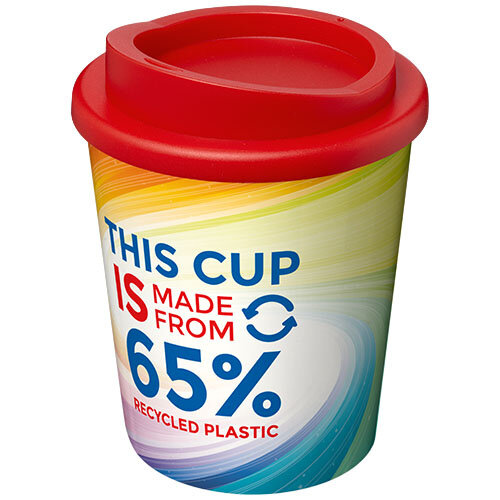 DéBlé Brite-Americano® Espresso Eco geïsoleerde beker – 250 ml bedrukken met logo
