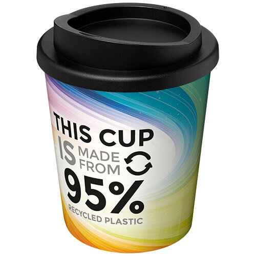 DéBlé Brite-Americano® Espresso Recycled geïsoleerde beker – 250 ml bedrukken met logo