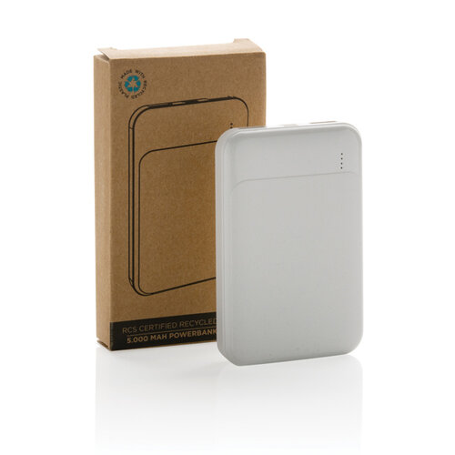 RCS gerecycled plastic 5.000 mAh powerbank P322.613