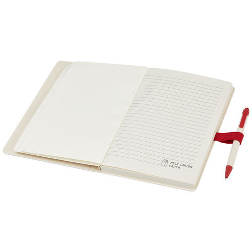 DéBlé Dairy Dream A5 notitieboek en balpen set 107811 bedrukt met logo