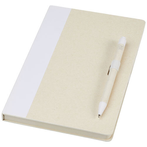 DéBlé Dairy Dream A5 notitieboek en balpen set 107811 bedrukt met logo