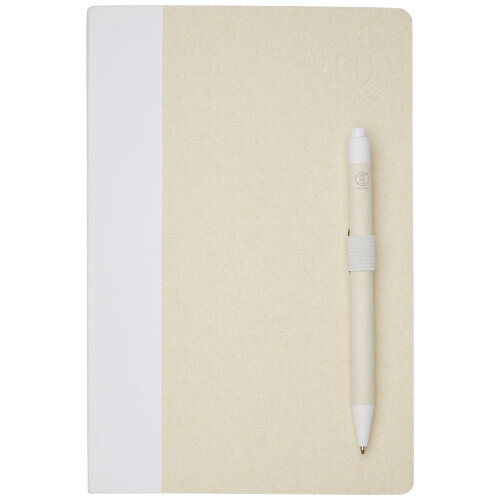 DéBlé Dairy Dream A5 notitieboek en balpen set 107811 bedrukt met logo
