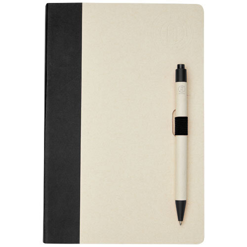 DéBlé Dairy Dream A5 notitieboek en balpen set 107811 bedrukt met logo